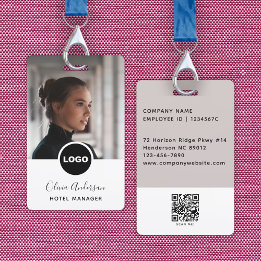 Gästemitarbeiter-Foto-ID-QR-Code Ausweis