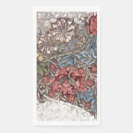 GÄSTESTADT : WILLIAM MORRIS : HONEYSUCKLE SERVIETTE