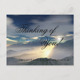 Gastfreundlichkeit: Denken Sie an Sie! Postkarte