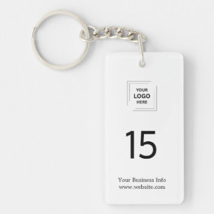 Gastfreundschaft Branding   Logo "Room number" Schlüsselanhänger