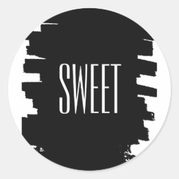 Gastgeschenk Aufkleber SWEET