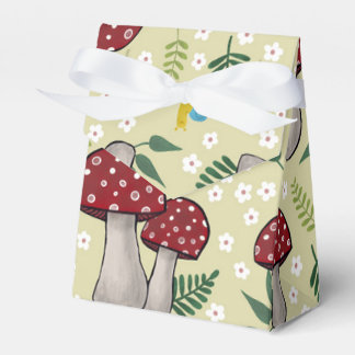 Gastgeschenk-Box für Pilze und Kritter Geschenkschachtel
