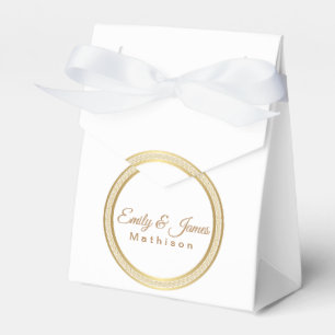 Gastgeschenk Box-Gold Eternale Circle Geschenkschachtel