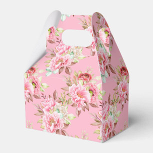 Gastgeschenk Box Pink Peongs Geschenkschachtel