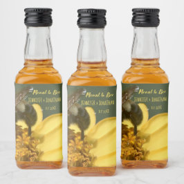 Gastgeschenk-Foto für Honig Alkoholflaschenetikett