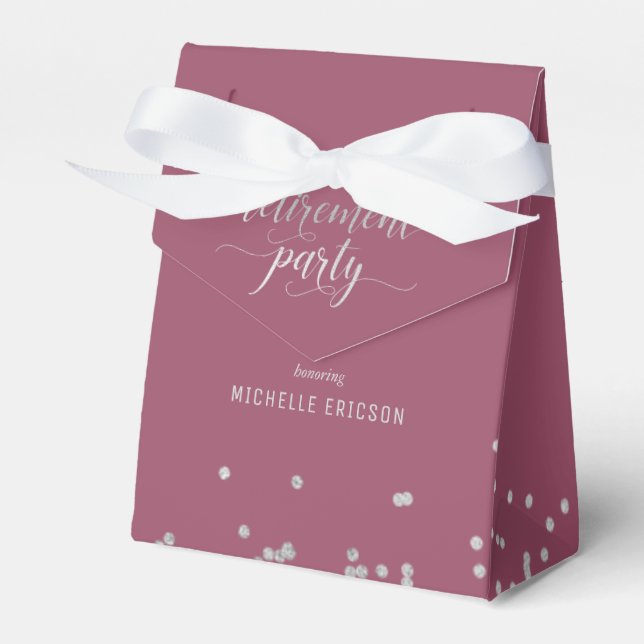 Gastgeschenk für die Altersvorsorge - Elegantes Si Geschenkschachtel (Vorderseite)