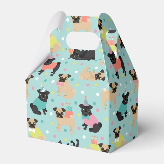 Gastgeschenk für Mops Geschenkschachtel (Vorderseite)