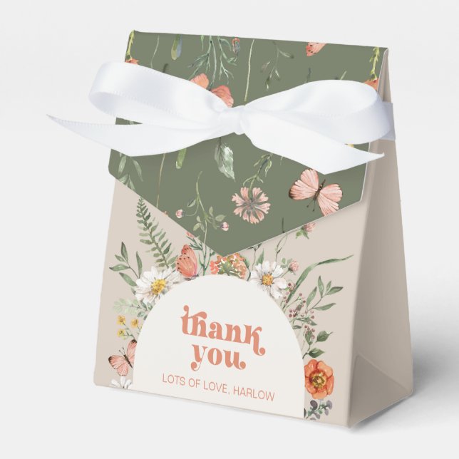 Gastgeschenk für Wildblume Geschenkschachtel (Vorderseite)