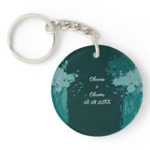 Gastgeschenk Hochzeit aquamariner grüner Schlüssel