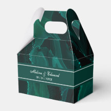 Gastgeschenk Hochzeit aus elegantem grünem Marmor