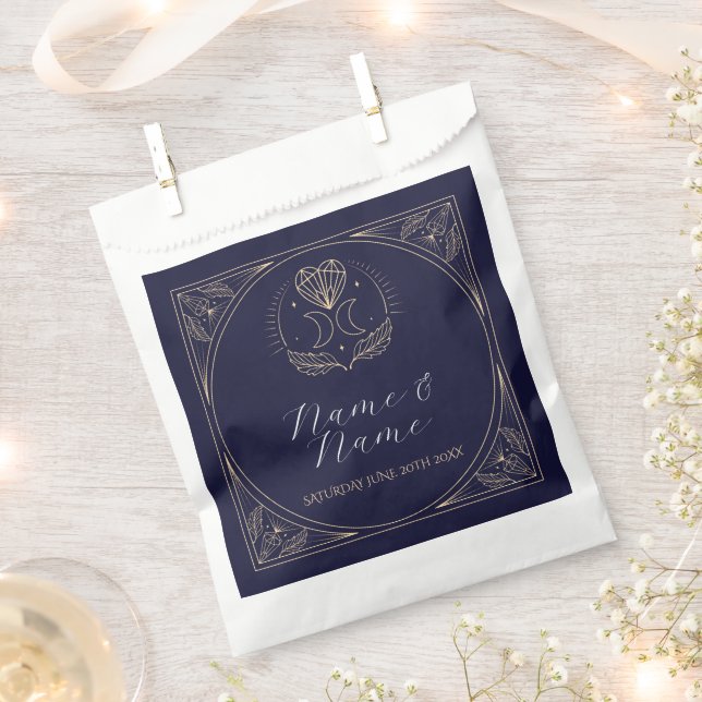 Gastgeschenk Hochzeit Bags Tarot Karten Herzmotiv Geschenktütchen (Ausgeschnitten)
