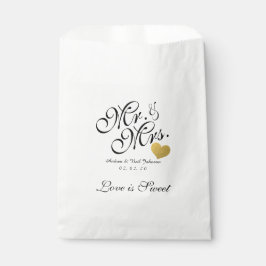 Gastgeschenk Hochzeit Beutel Imitate Gold Foil Her Geschenktütchen