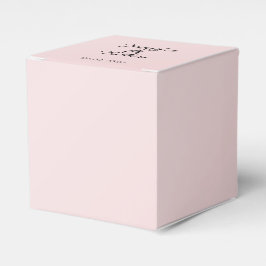Gastgeschenk Hochzeit Blush Pink Elegance Geschenkschachtel