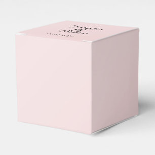 Gastgeschenk Hochzeit Blush Pink Elegance Geschenkschachtel