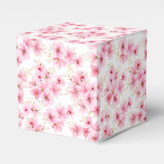 Gastgeschenk Hochzeit Box-Blume Gefälligkeitsbox Geschenkschachtel (Vorderseite)