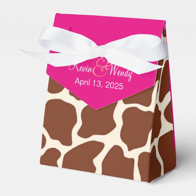 Gastgeschenk Hochzeit-Box für benutzerdefinierte r Geschenkschachtel (Vorderseite)