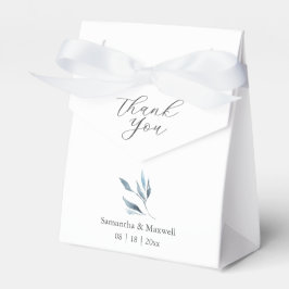 Gastgeschenk Hochzeit Boxes Dusty Blue Botanicals Geschenkschachtel