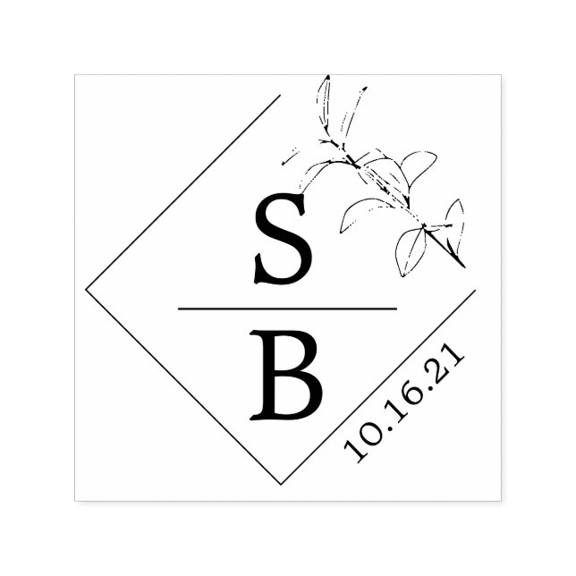 Gastgeschenk Hochzeit-Briefmarke oder Hochzeitslog Permastempel (Design)