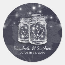Gastgeschenk Hochzeit danke Mason Jars & String Li