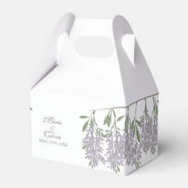 Gastgeschenk Hochzeit der gestrichenen Wisteria Geschenkschachtel