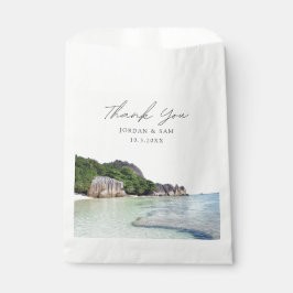 Gastgeschenk Hochzeit der Seychellen Vielen Dank Geschenktütchen