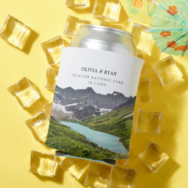 Gastgeschenk Hochzeit des Glacier Nationalparks Dosenkühler (In Situ Sommer)