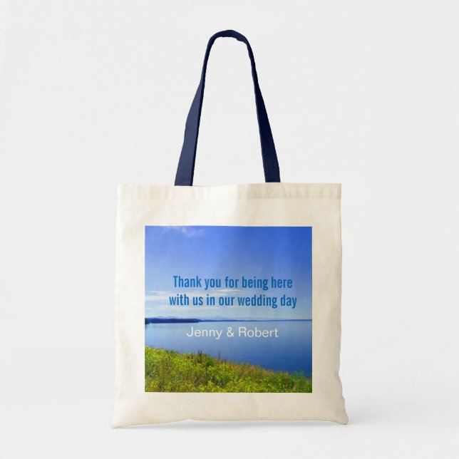 Gastgeschenk Hochzeit, du hast die Tasche geschoss (Vorne)