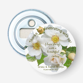 Gastgeschenk Hochzeit Elegante Rose Vollblut Flaschenöffner