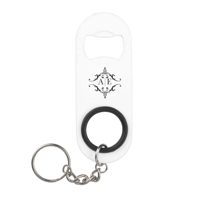 Gastgeschenk Hochzeit für benutzerdefinierte Trauz Mini Flaschenöffner (Vorderseite)