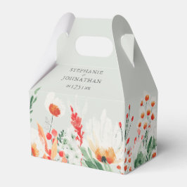 Gastgeschenk Hochzeit für die Wildblume im Frühjah Geschenkschachtel