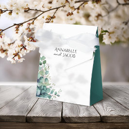 Gastgeschenk Hochzeit für elegante Blätter Geschenkschachtel