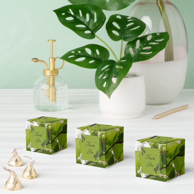 Gastgeschenk Hochzeit für grüne Blätter Geschenkschachtel (Zahlreiche)