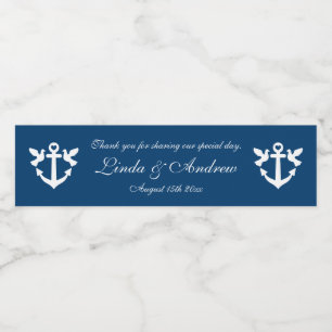 Gastgeschenk Hochzeit für nautischer Anker