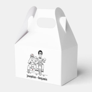 Gastgeschenk Hochzeit für personalisierte Fahrräde Geschenkschachtel
