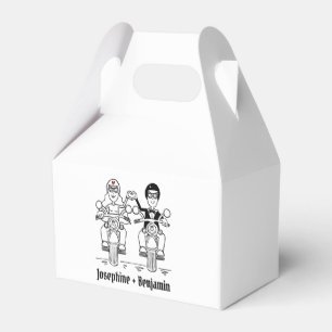 Gastgeschenk Hochzeit für personalisierte Fahrräde Geschenkschachtel