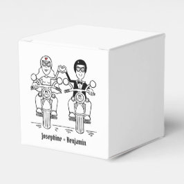 Gastgeschenk Hochzeit für personalisierte Fahrräde Geschenkschachtel