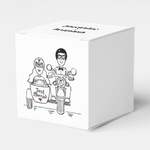 Gastgeschenk Hochzeit für personalisierte Fahrräde Geschenkschachtel