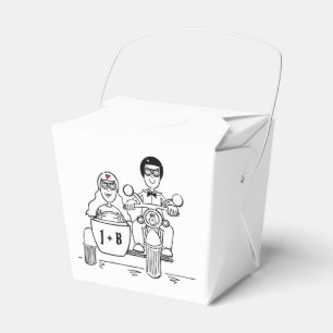 Gastgeschenk Hochzeit für personalisierte Fahrräde Geschenkschachtel
