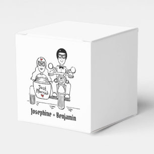 Gastgeschenk Hochzeit für personalisierte Fahrräde Geschenkschachtel