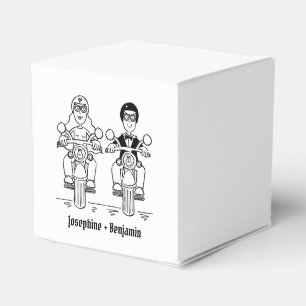 Gastgeschenk Hochzeit für personalisierte Fahrräde Geschenkschachtel