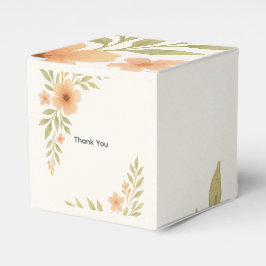 Gastgeschenk Hochzeit für rustikale Wildblume Geschenkschachtel