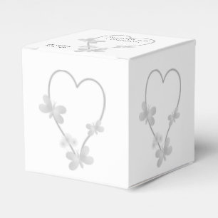 Gastgeschenk Hochzeit Geschenkboxen Silberne Herzs Geschenkschachtel