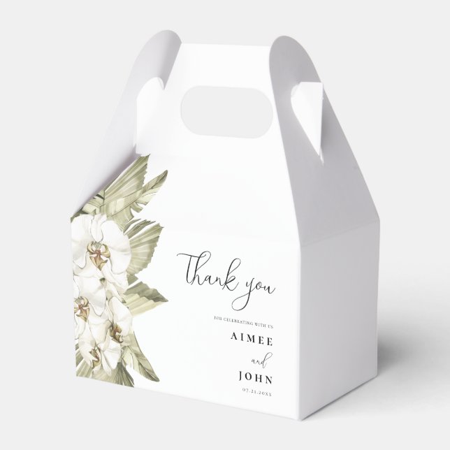 Gastgeschenk Hochzeit Geschenkschachtel (Vorderseite)