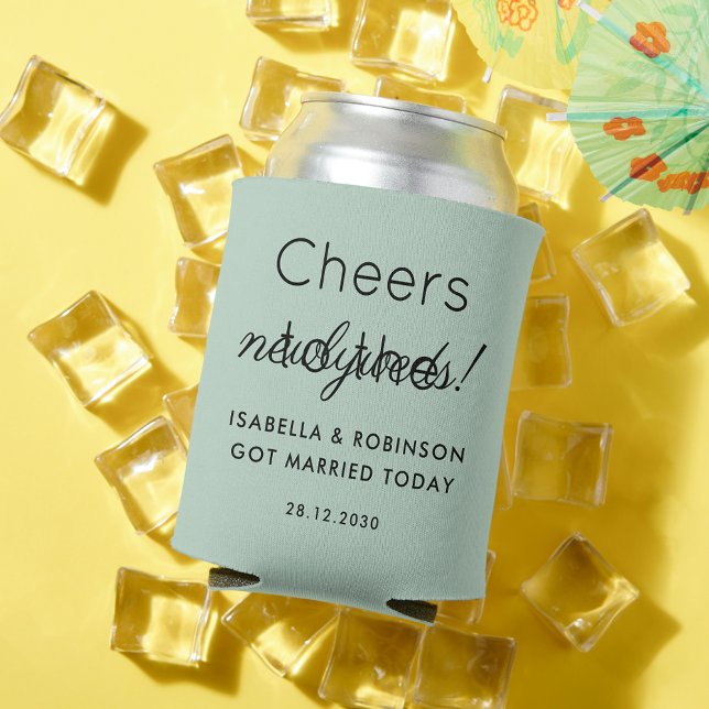 Gastgeschenk Hochzeit jubelt den Neugeborenen! Sag Dosenkühler (Von Creator hochgeladen)