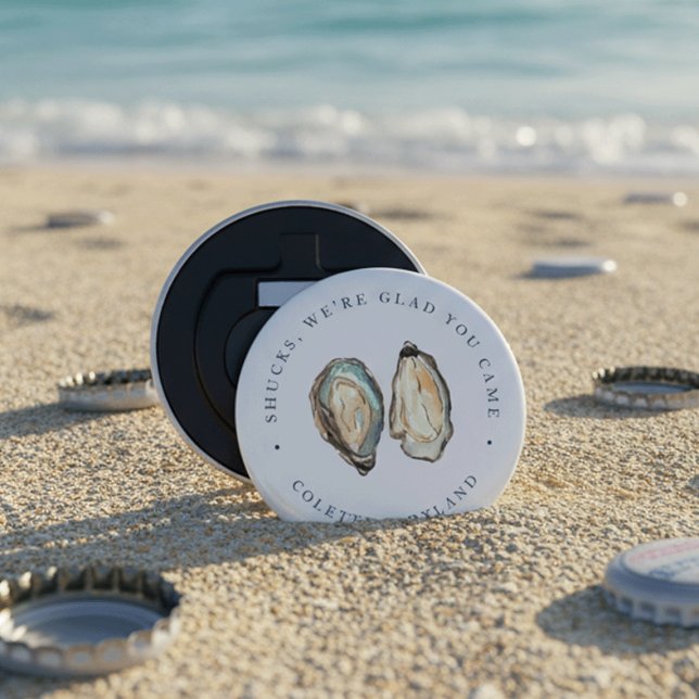Gastgeschenk Hochzeit Küstengewässer Oyster Flaschenöffner (Von Creator hochgeladen)