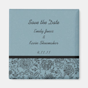 Gastgeschenk Hochzeit-Magnete für blaue Blume Magnet