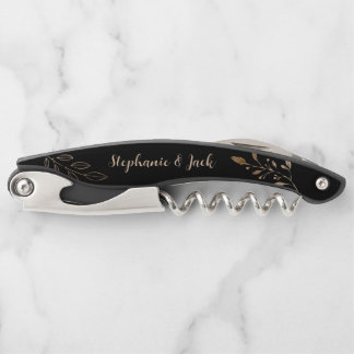 Gastgeschenk Hochzeit - Minimalistische Korkenzieh Kellnermesser
