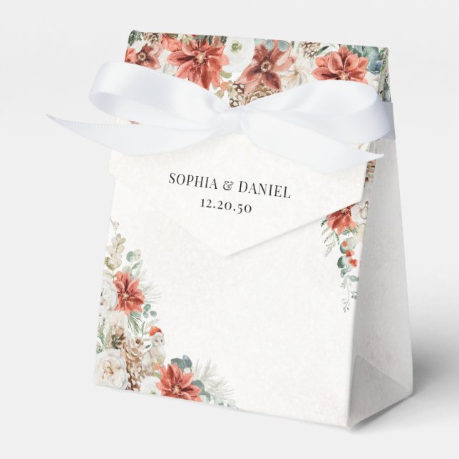 Gastgeschenk Hochzeit Pinecone Geschenkschachtel (Vorderseite)