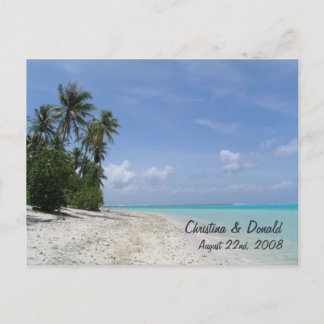 Gastgeschenk Hochzeit Postkarte 2Maßgeschneiderte