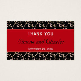 Gastgeschenk Hochzeit Rot-Schwarz-Kirsche